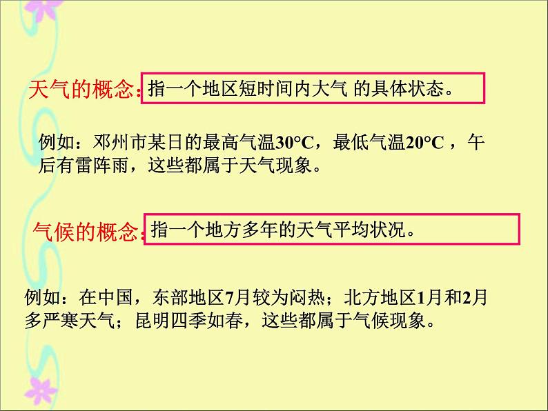 初中地理 湘教课标版 七年级上册 天气和气候  课件第4页