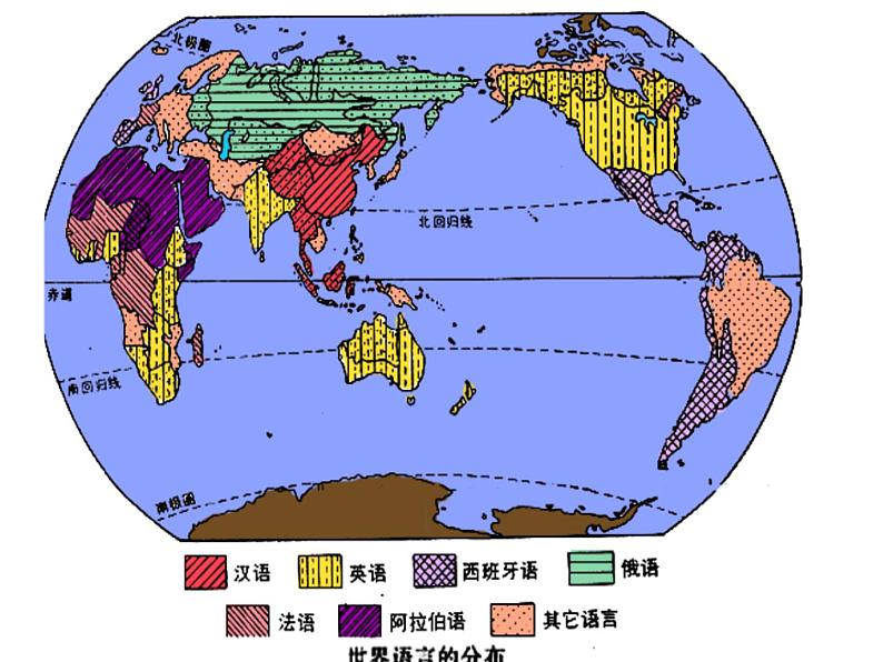 初中地理 湘教课标版 七年级上册 世界的语言与宗教   课件第3页