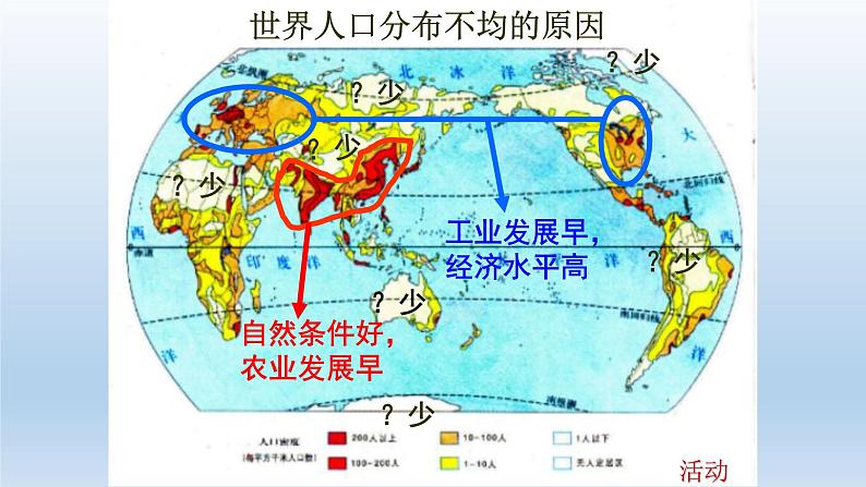 初中地理 湘教课标版 七年级上册 世界的人口  课件第8页