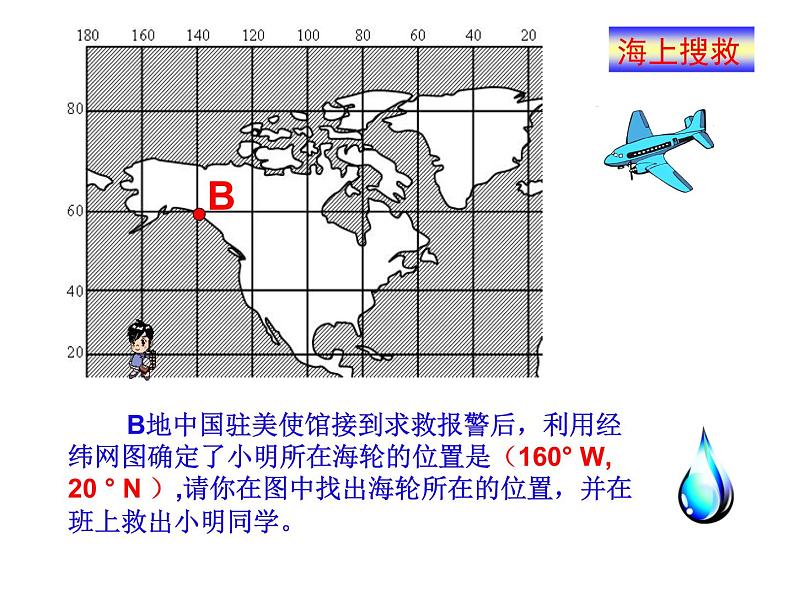 初中地理 湘教课标版 七年级上册 认识地球 经纬网 课件第7页