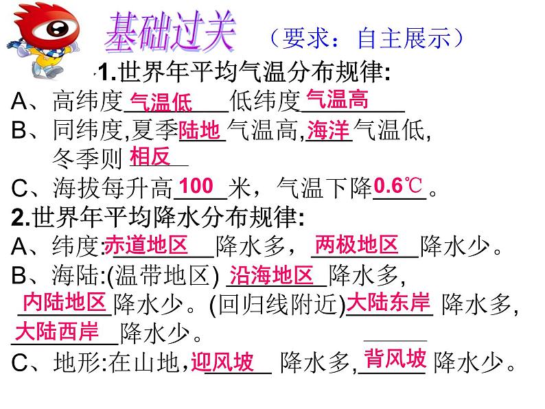 初中地理 湘教课标版 七年级上册 世界主要气候类型    课件第4页