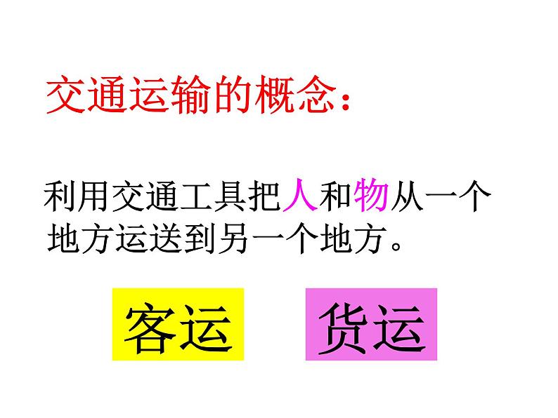 初中地理 粤人课标版 八年级上册 交通运输业 课件04