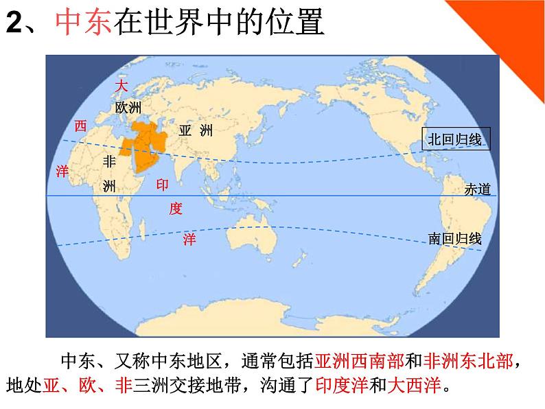 商务星球版七下地理 7.2中东 课件02