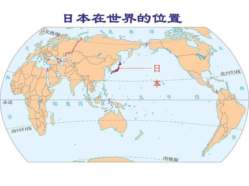 中图版八年级下册地理 7.1日本 课件第3页