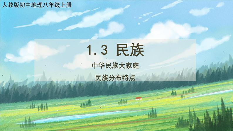人教版8上地理1.3《民族》课件+教案01