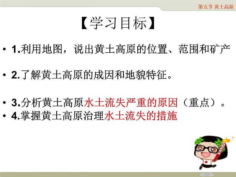 中图版七年级下册地理 7.5黄土高原 课件第3页