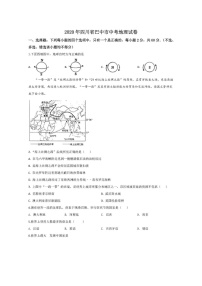 2020年四川省巴中市中考地理试卷（图片版，无答案）