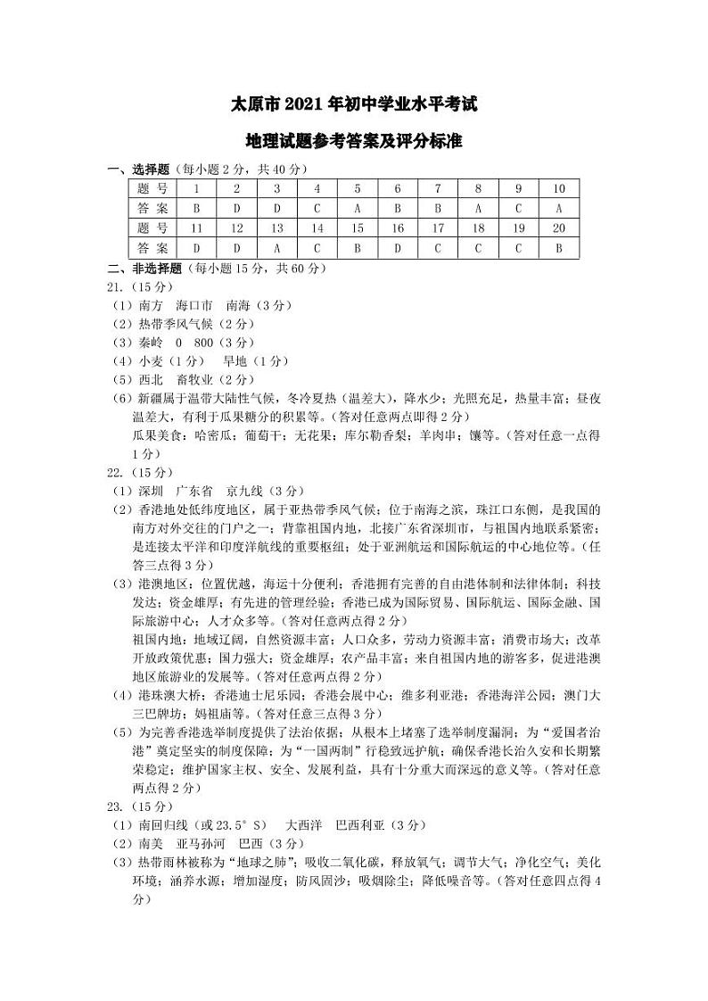 八年级地理第1页