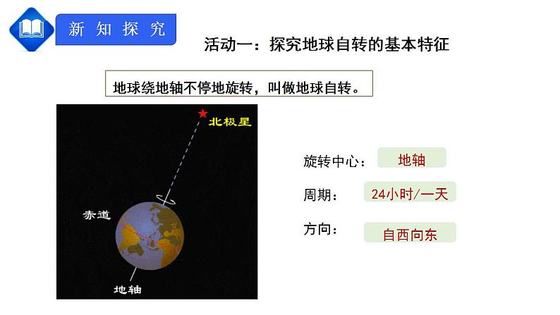 人教版七上1.2《地球的运动》第1课时课件+教案+练习03