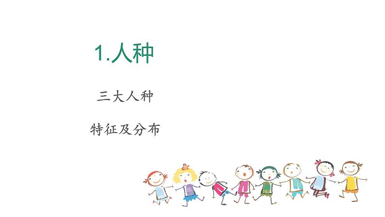 3.1 人种和人口-2020-2021学年八年级地理上册同步课件（中图版）第2页