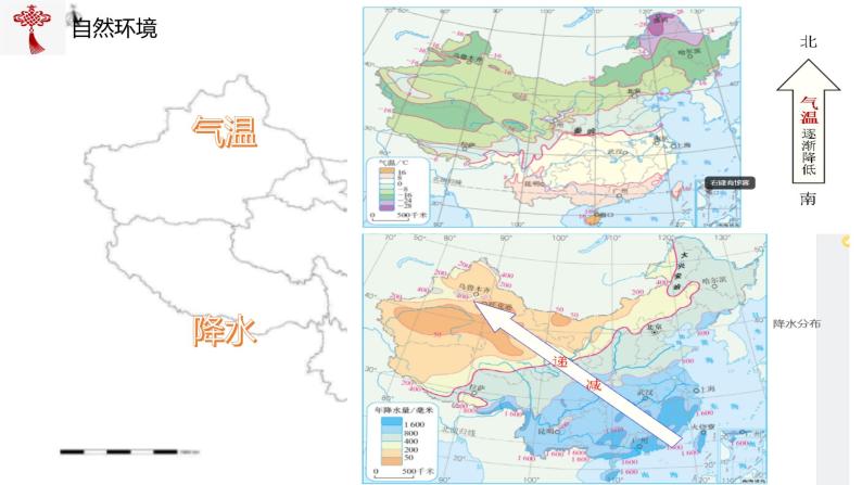 【精品课件】2022年地理八下人教版 5.1 中国的地理差异 课件05