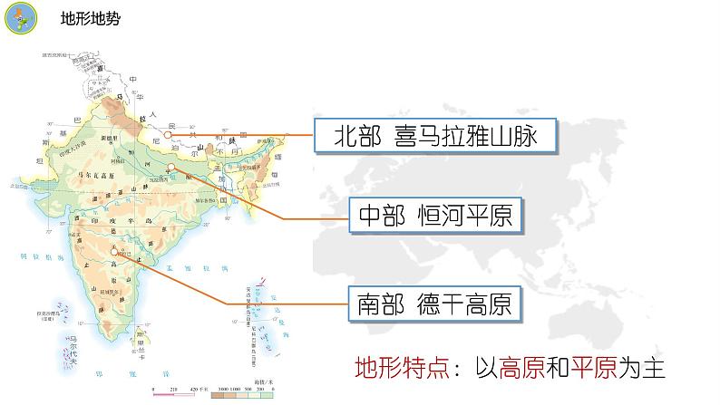 【精品课件】2022年地理七下人教版 7.3 印度 课件第7页