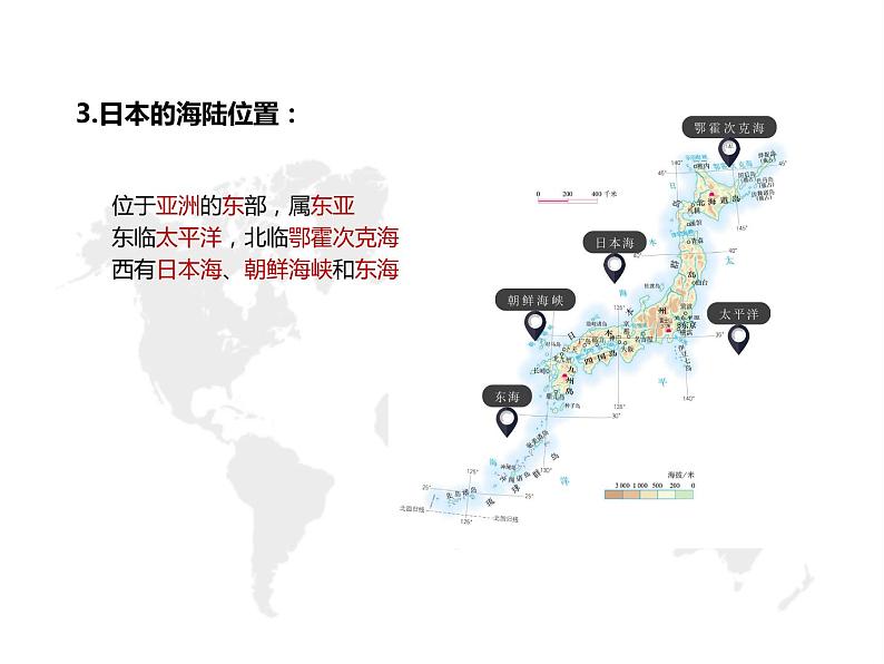 【精品课件】2022年地理七下人教版 7.1 日本 课件第8页