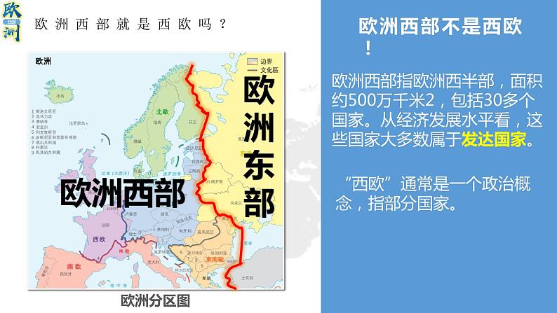 【精品课件】2022年地理七下人教版 8.2 欧洲西部 课件第6页