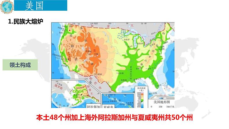 【精品课件】2022年地理七下人教版 9.3 本章复习与测试 课件03