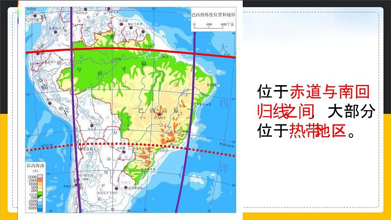 【精品课件】人教版2022年春地理七下 9.2巴西第6页