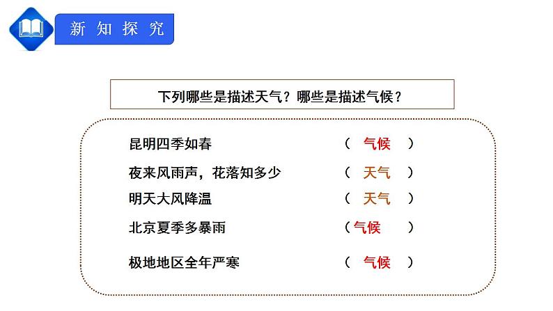 人教版七上3.1《多变的天气》课件+教案+练习08