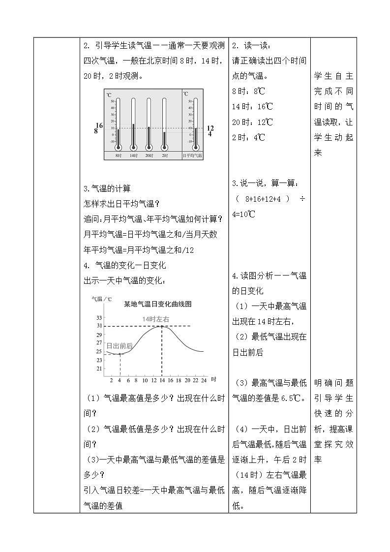人教版七上3.2《气温的变化与分布》课件+教案+练习02