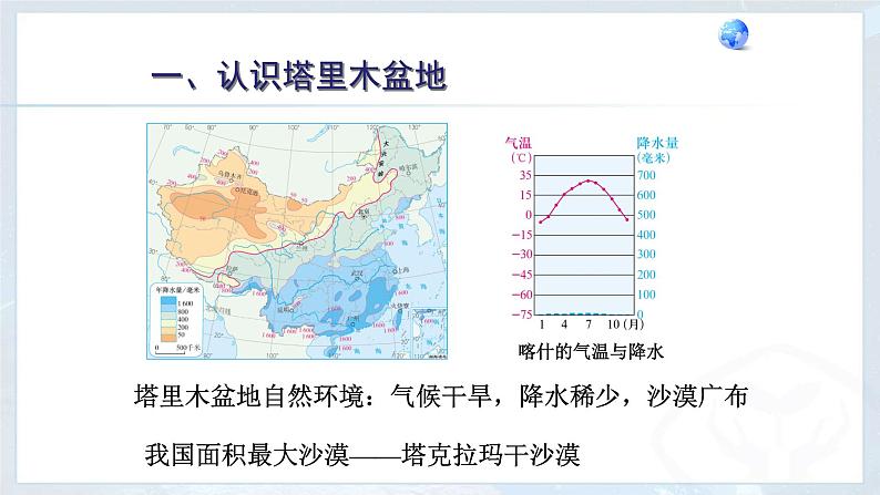 人教版八年级地理下册第八章西北地区干旱的宝地—塔里木盆地课件PPT模板08