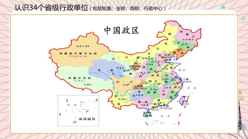 初中仁爱科普版第一节疆域与行政区划精品课件ppt