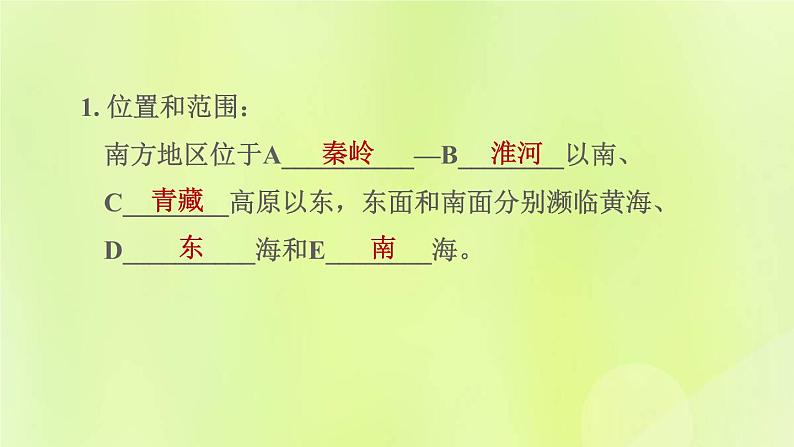 福建专用人教版八年级地理下册第7章南方地区7.1自然特征与农业课件第3页