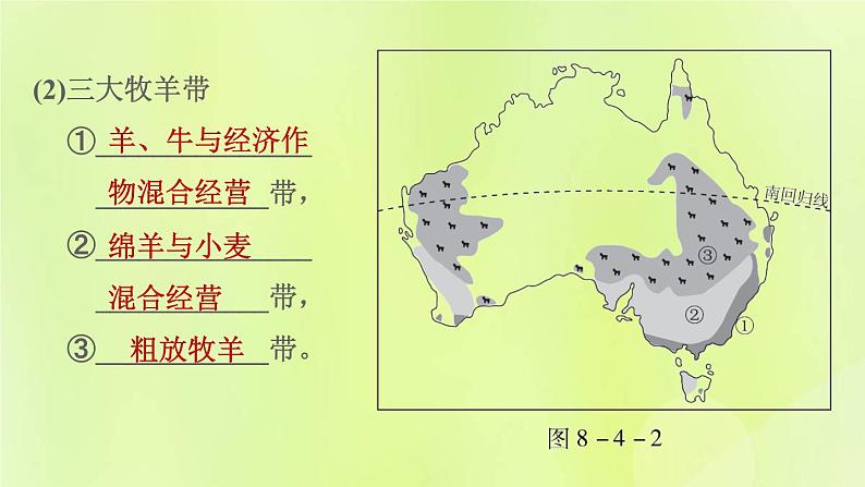 人教版七年级地理下册第8章东半球其他的国家和地区8.4澳大利亚习题课件第6页