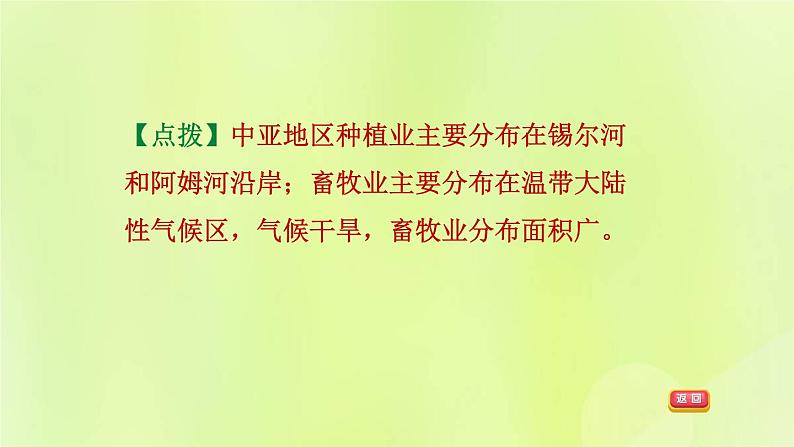 人教版七年级地理下册期末核心素养专练4人地协调观：不同区域自然环境对人类生产生活的影响习题课件07