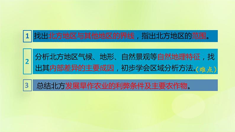 人教版八年级地理下册第6章北方地区第1节自然特征与农业课件第5页