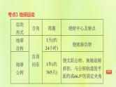 福建专版中考地理复习模块1地球第2课时地球的运动课堂教学课件