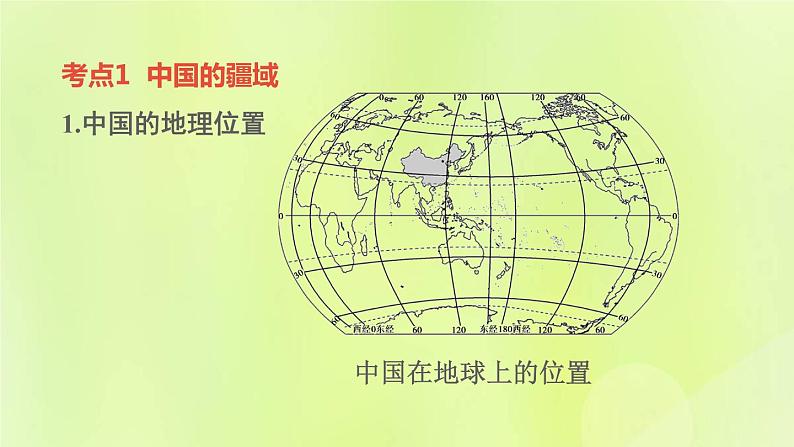 福建专版中考地理复习模块7中国的疆域与人口第14课时中国的疆域与人口课堂教学课件第4页