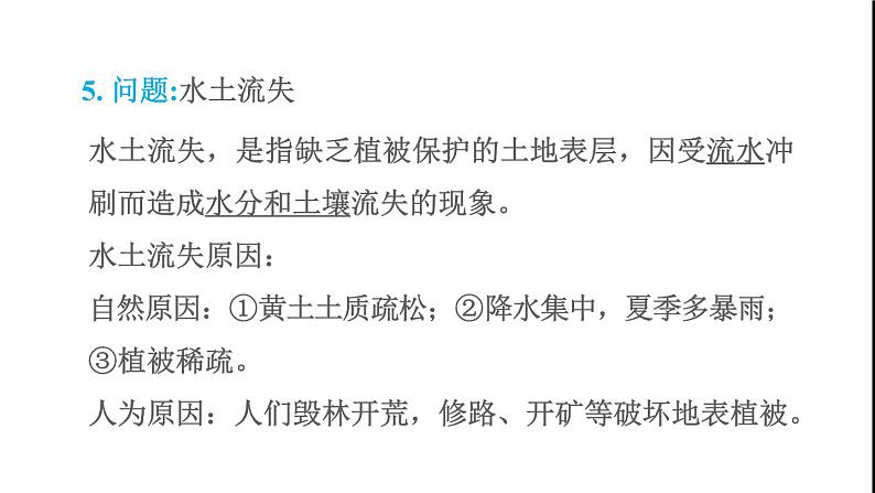 晋教版八年级地理下册第6章省际区域6.2黄土高原-水土流失严重的地区第1课时黄土铺就的高原千沟万壑的地表形态水土流失最严重的地区课件06