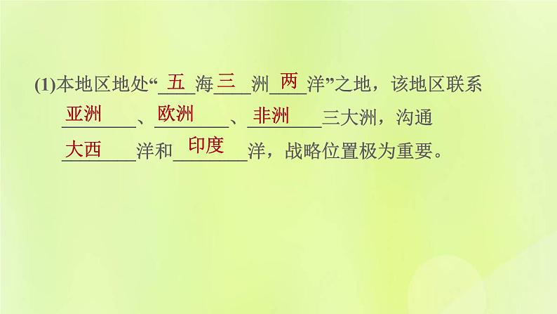 晋教版七年级地理下册第9章认识地区填图学地理(2)课件04