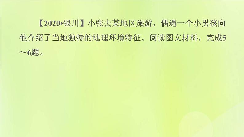 福建专版中考地理复习模块4天气与气候第6课时天气与气候气温与降水课后习题课件07