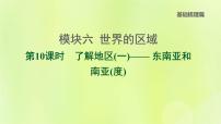 福建专版中考地理复习模块6世界的区域第10课时了解地区1-东南亚和南亚度课后习题课件