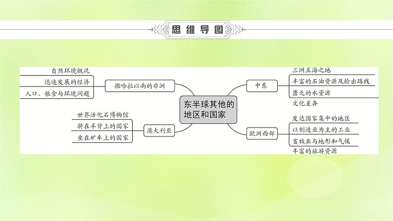 人教版中考地理总复习第1部分考点突破第8章东半球其他的地区和国家课件第7页