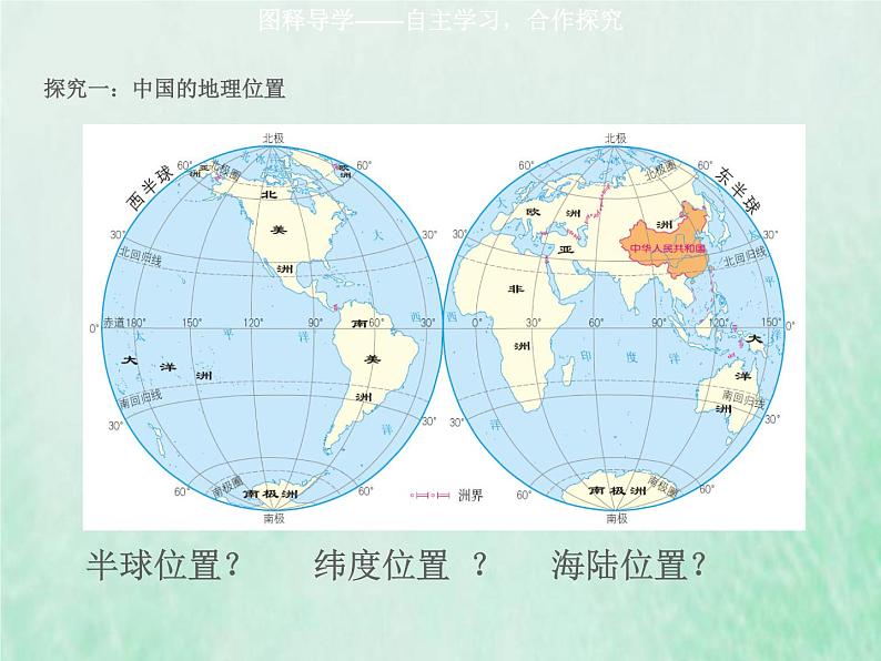 人教版八年级地理上册1.1疆域1课件第6页