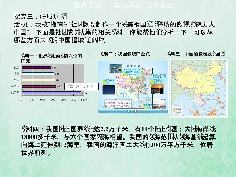 人教版八年级地理上册1.1疆域1课件第8页