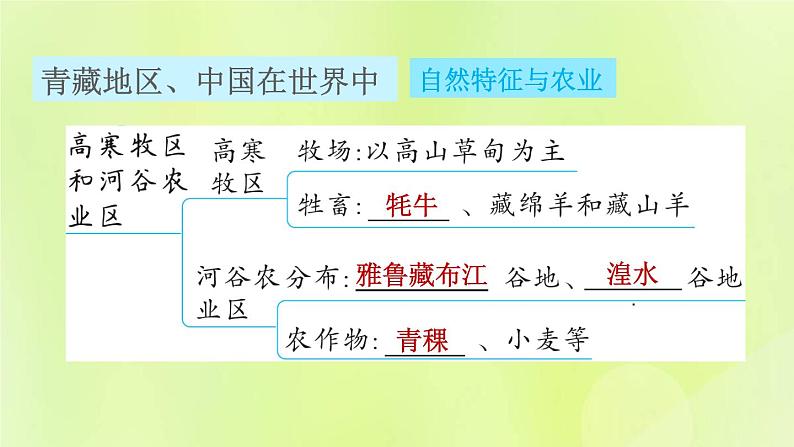 福建专用人教版八年级地理下册第9、10章巩固强化复习训练课件第3页