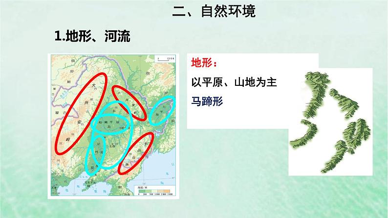 人教版八年级地理下册第6章北方地区第2节白山黑水-东北三省第1课时山环水绕沃野千里课件第6页