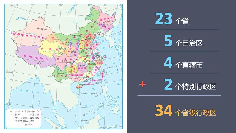 初中 初二 地理第二节 中国的行政区划 授课课件第4页