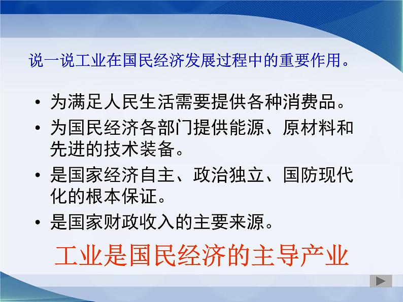 2022年人教版八年级地理上册第4章第3节工业课件 (3)03