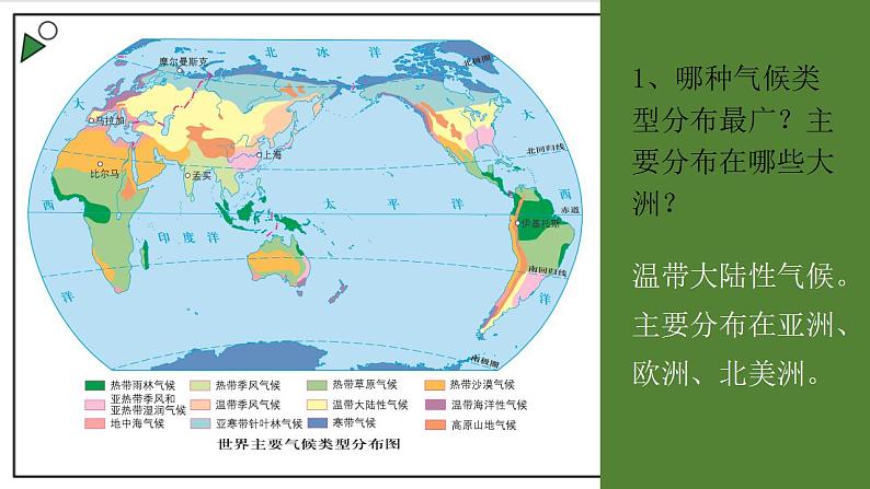 粤教版七上地理4.3《世界的主要气候类型》第1课时 课件06