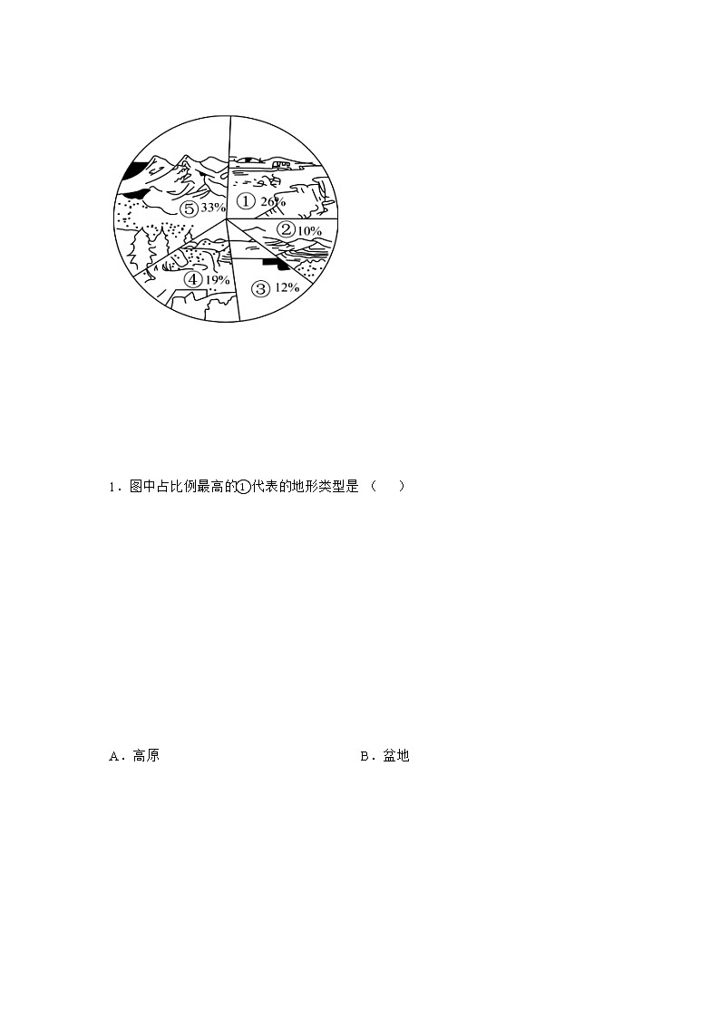 商务星球版地理八上2.1《地形地势特征》课件+同步练习（含解析）02