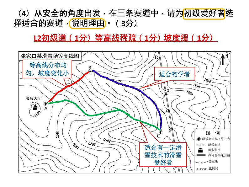 中图版（北京）地理二轮复习等值线地图的阅读和应用 习题讲解课件第4页