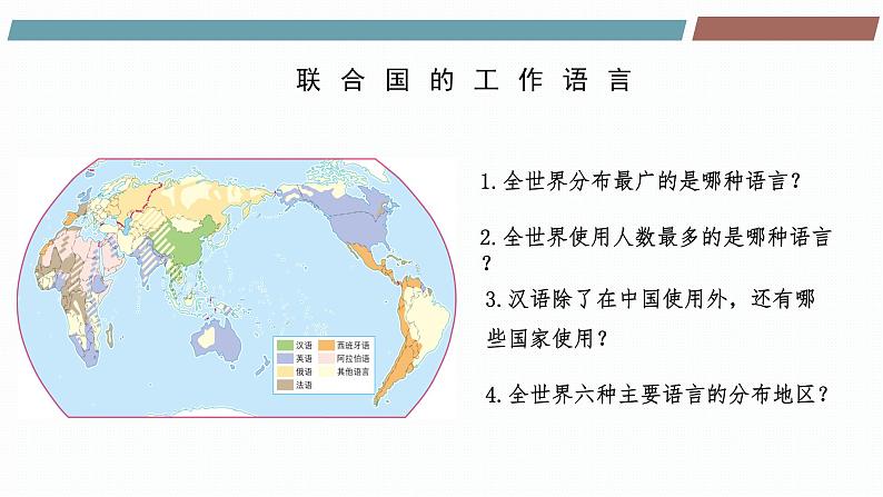 中图版八上地理 3.2  语言和宗教  PPT课件07