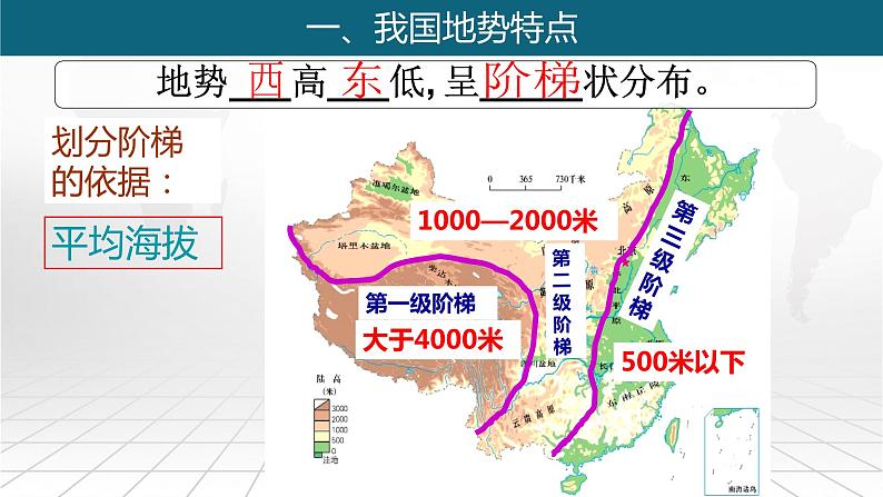 粤教版八上地理 2.1 地形  PPT课件02