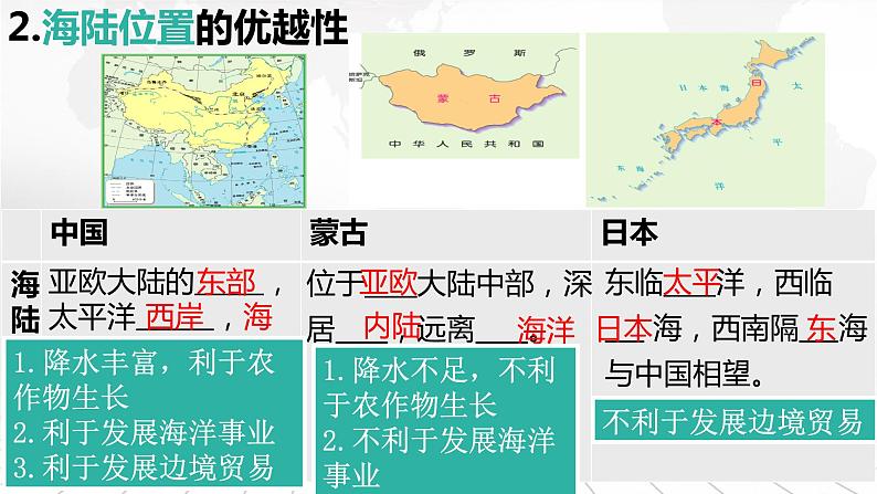 粤教版八上地理 1.1 位置和疆域  PPT课件08