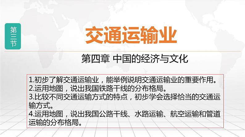 粤教版八上地理 4.3 交通运输业  PPT课件03