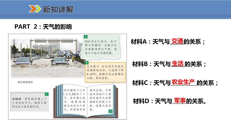 人教版地理七年级上册3.1多变的天气课件07