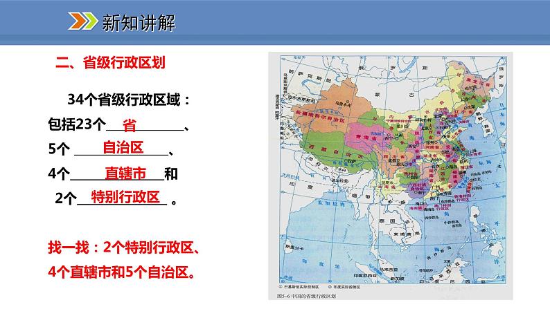 人教版地理八年级上册课件1.1.2行政区划07